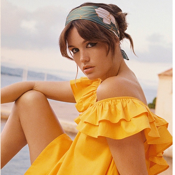 NWT! MAUVE RUFFLE TUNIC DRESS - Picture 1 of 6